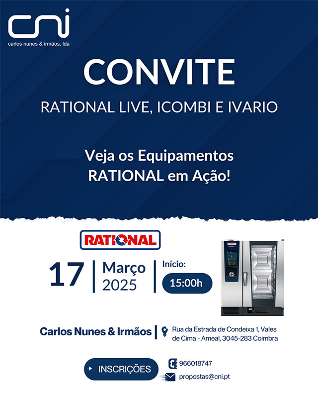 Evento Rational na CNI - Carlos Nunes e Irmãos, Lda